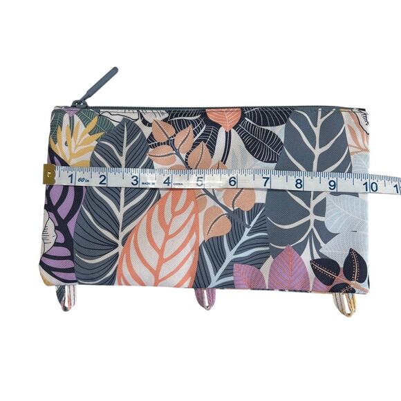 Vera Bradley Floral Zip Pencil Pouch 10" x 5.5" School Work Binder Planner Boho - Picture 5 of 6